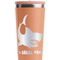 Sharks Peach RTIC Everyday Tumbler - 28 oz. - Close Up