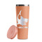 Sharks Peach RTIC Everyday Tumbler - 28 oz. - Lid Off