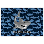 Sharks Laminated Placemat w/ Name or Text