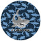 Sharks Round Mousepad - APPROVAL