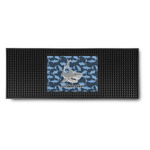 Sharks Rubber Bar Mat (Personalized)