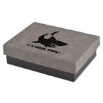 Sharks Small Gift Box w/ Engraved Leather Lid (Personalized)