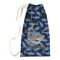 Sharks Small Laundry Bag - Front View