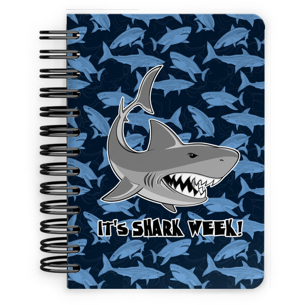 Custom Sharks Spiral Notebook - 5x7 w/ Name or Text