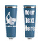 Sharks Steel Blue RTIC Everyday Tumbler - 28 oz. - Front and Back