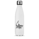 Sharks Water Bottle - 17 oz. - Stainless Steel - Full Color Printing (Personalized)