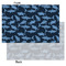 Sharks Tissue Paper - Heavyweight - Small - Front & Back