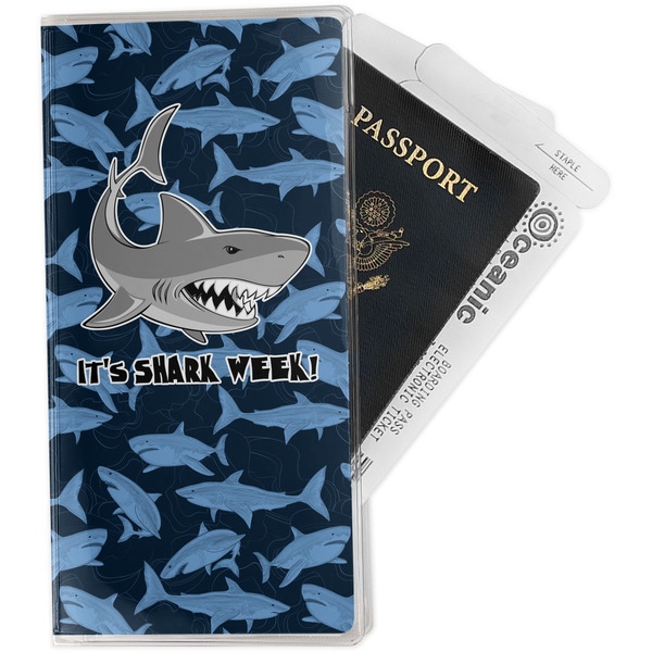 Custom Sharks Travel Document Holder