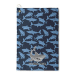 Sharks Waffle Weave Golf Towel (Personalized)