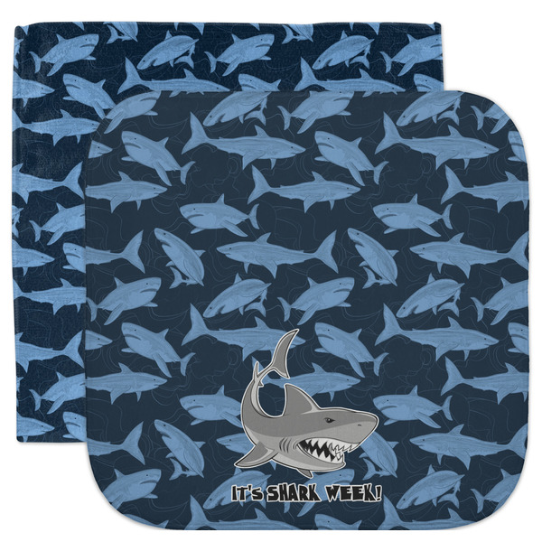 Custom Sharks Facecloth / Wash Cloth (Personalized)