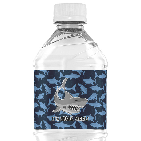 Custom Sharks Water Bottle Labels - Custom Sized (Personalized)