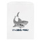 Sharks White Treat Bag - Front View