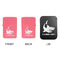 Sharks Windproof Lighters - Pink, Double Sided, w Lid - APPROVAL