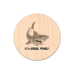 Sharks Genuine Maple or Cherry Wood Sticker (Personalized)