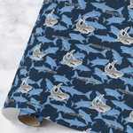 Sharks Wrapping Paper Roll - Large (Personalized)