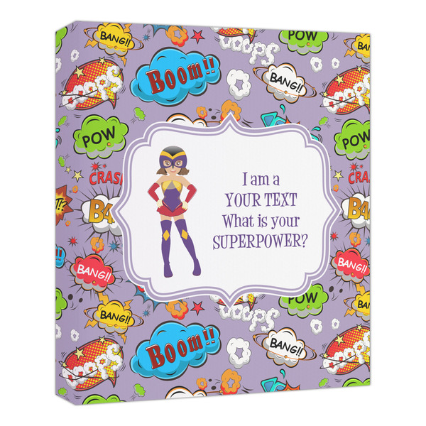 Custom What is your Superpower Canvas Print - 20x24 (Personalized)