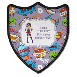 What is your Superpower Iron On Shield Patch B w/ Name or Text