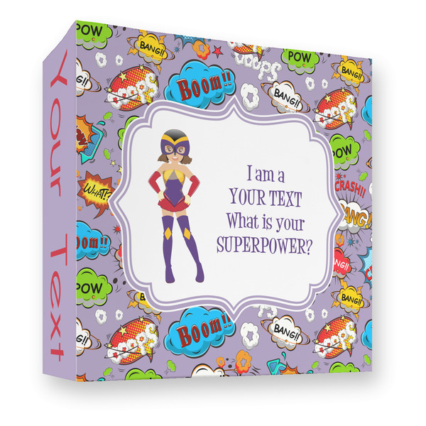 Custom What is your Superpower 3 Ring Binder - Full Wrap - 3" (Personalized)