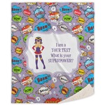 What is your Superpower Sherpa Throw Blanket (Personalized)