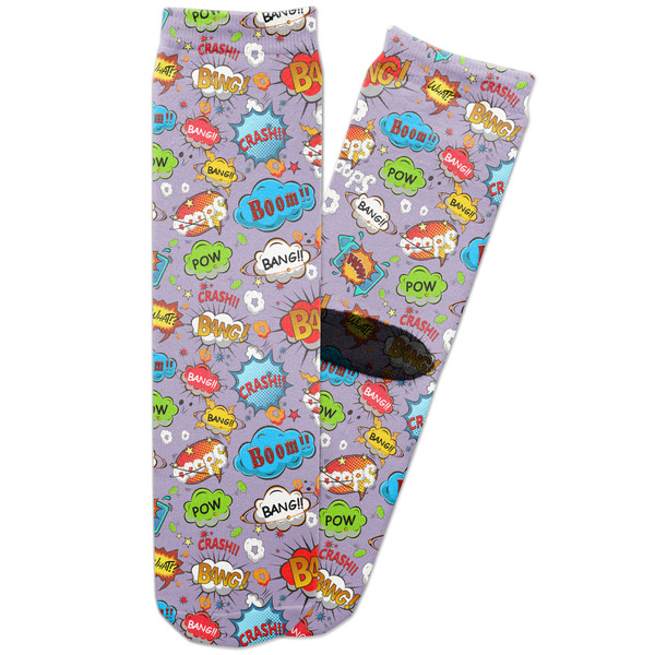 Custom What is your Superpower Adult Crew Socks