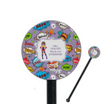 What is your Superpower 5.5" Round Plastic Stir Sticks - Black - Double Sided (Personalized)