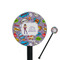 What is your Superpower Black Plastic 5.5" Stir Stick - Round - Closeup