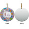 What is your Superpower Ceramic Flat Ornament - Circle Front & Back (APPROVAL)