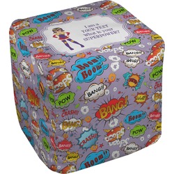 What is your Superpower Cube Pouf Ottoman - 13" (Personalized)