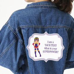 What is your Superpower Twill Iron On Patch - Custom Shape - 3XL - Set of 4 (Personalized)