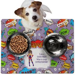 What is your Superpower Dog Food Mat - Medium w/ Name or Text