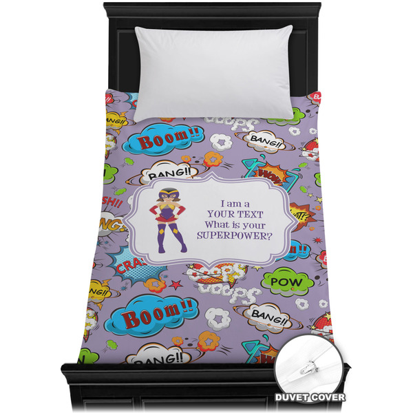 Custom What is your Superpower Duvet Cover - Twin XL (Personalized)