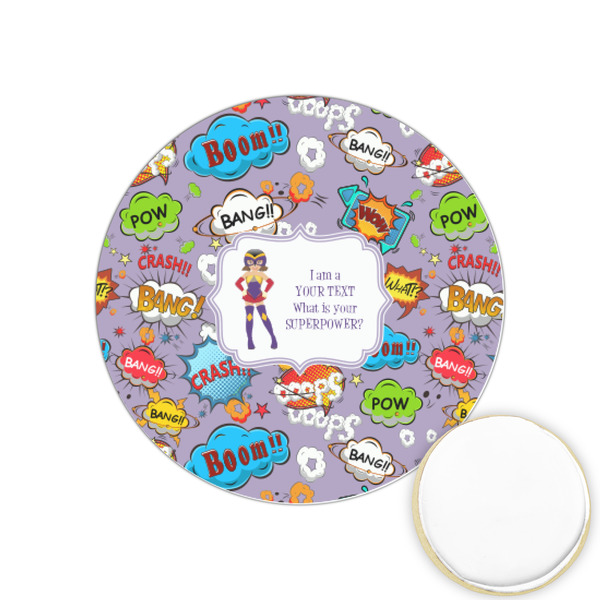 Custom What is your Superpower Printed Cookie Topper - 1.25" (Personalized)