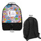 What is your Superpower Large Backpack - Black - Front & Back View