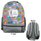 What is your Superpower Large Backpack - Gray - Front & Back View