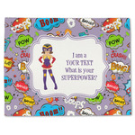 What is your Superpower Single-Sided Linen Placemat - Single w/ Name or Text