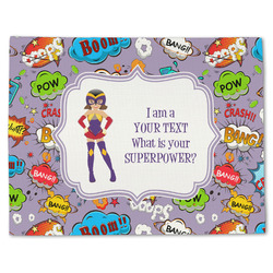 What is your Superpower Single-Sided Linen Placemat - Single w/ Name or Text