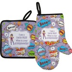 What is your Superpower Oven Mitt & Pot Holder Set w/ Name or Text