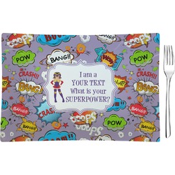What is your Superpower Rectangular Glass Appetizer / Dessert Plate - Single or Set (Personalized)