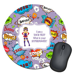 What is your Superpower Round Mouse Pad (Personalized)