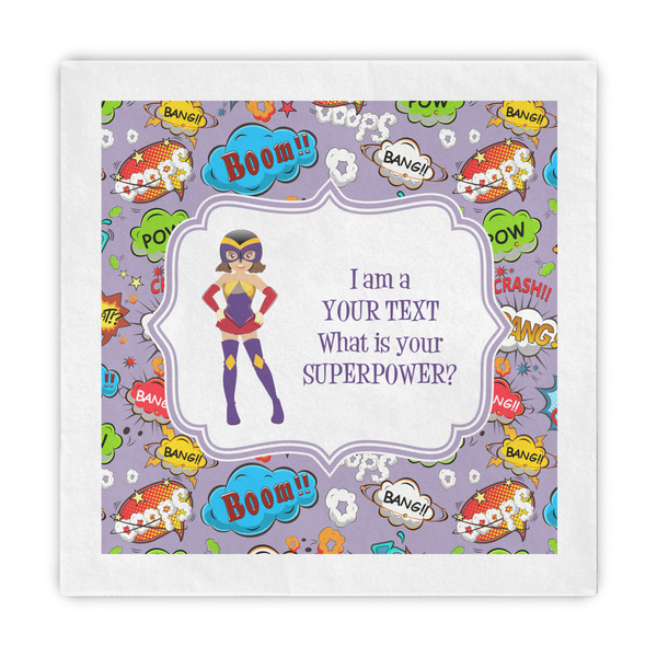 Custom What is your Superpower Standard Decorative Napkins (Personalized)