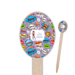 What is your Superpower Oval Wooden Food Picks - Single Sided (Personalized)