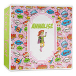 Woman Superhero 3-Ring Binder - 2 inch (Personalized)