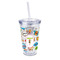 Woman Superhero Acrylic Tumbler - Full Print - Front/Main