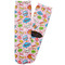 Woman Superhero Adult Crew Socks - Single Pair - Front and Back