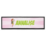 Woman Superhero Bar Mat - Large (Personalized)