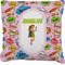 Woman Superhero Burlap Pillow (Personalized)