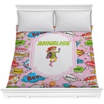 Woman Superhero Comforter - Full / Queen (Personalized)