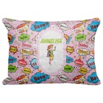 Woman Superhero Decorative Baby Pillowcase - 16"x12" (Personalized)