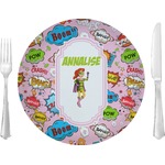 Woman Superhero 10" Glass Lunch / Dinner Plates - Single or Set (Personalized)