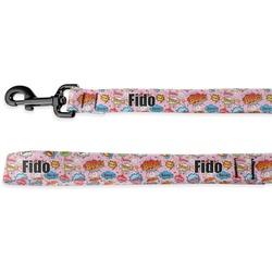 Woman Superhero Deluxe Dog Leash - 4 ft (Personalized)